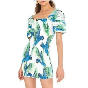 Farm Rio Araras mini dress size XS